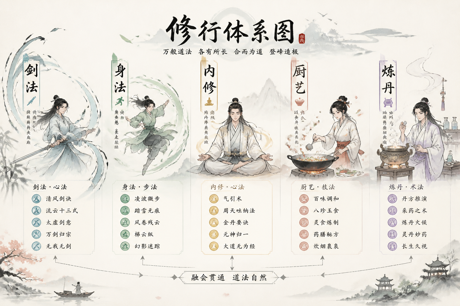 功法系統圖